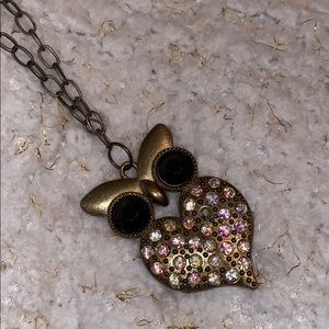 long owl necklace (3/10$ jewelry)